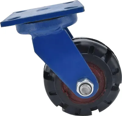 Image de Roulettes industrielles universelles pour charges lourdes (360°) pour chariots d'atelier