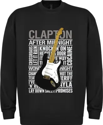 Produktbild von Eric Clapton Songs Sweatshirt Sweatshirt