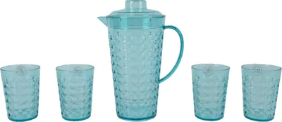 Produktbild von Decoris Kunststoff Glasset mit Karaffe 5-tlg.