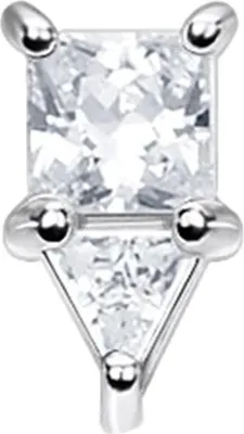 Produktbild von THOMAS SABO Einzel Ohrstecker "Dreieck" Silber H2139-051-14