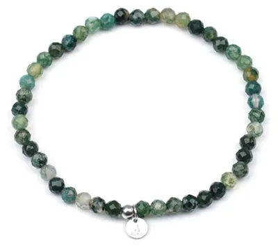 Produktbild von Mineralienarmband mit Moosachat POL-B21/20G