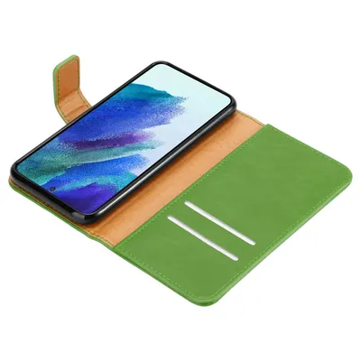 Produktbild von Cadorabo Hülle für Samsung Galaxy S22 Schutzhülle in Grün Handyhülle Book Tasche Case Etui Luxury