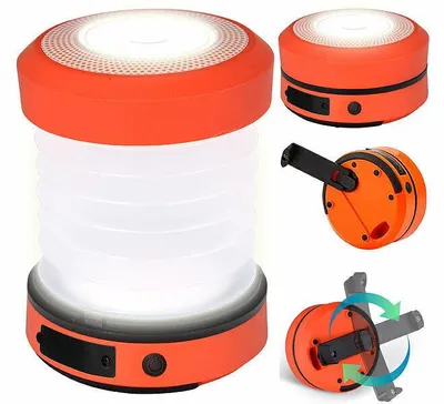 Image de Lampe de camping télescopique avec dynamo