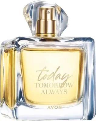 A perfume bottle with gold accents and text on the front.