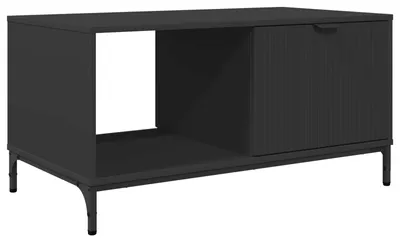 Produktbild von vidaXL Couchtisch Schwarz Eichen-Optik 90 x 49 x 46 cm Holzwerkstoff