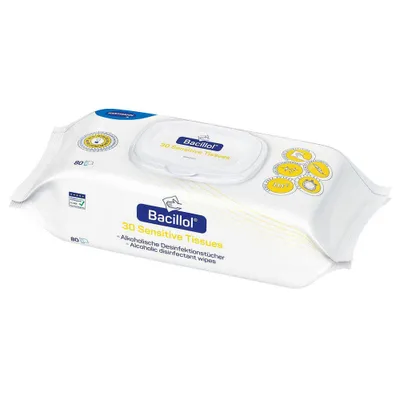 A pack of BODE Bacillol 30 Sensitive Tissues.
