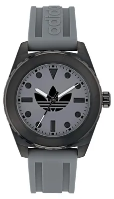 Produktbild von Adidas Herren Uhr Edelstahl Silikon schwarz AOSY25023