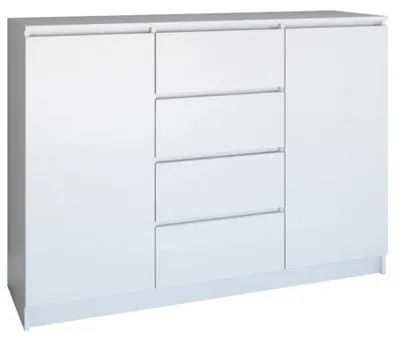 Image de Commode combinée large ELBE – blanc