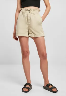 Zdjęcie produktu dla Urban Classics Ladies - Paperbag Shorts softseagrass - W27