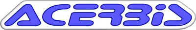 Image de Étiquette adhésive ACERBIS blanche/bleue