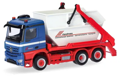 Produktbild von Herpa 956604 - 1:87 MB Arocs M 6x2 Meiller AK16 Absetzkipper "Riwatrans"