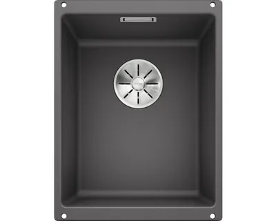 Produktbild von BLANCO SUBLINE 320-U, Schrankwaschbecken, Silgranit, Grau, 40 cm, Deutschland