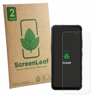 Produktbild von 2x ScreenLeaf Schutzfolie für Samsung Galaxy XCover 7 / 7 Pro Displayschutz Display Schutz Folie Klar Transparent
