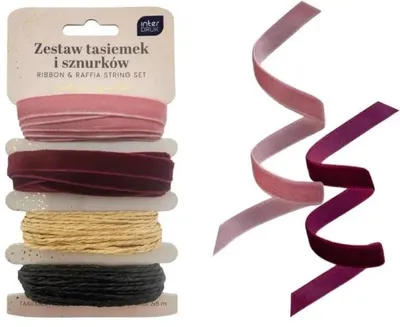 Immagine prodotto di Set di nastri e cordoncini Satin Gold - INTERDRUK