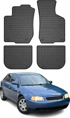 Immagine prodotto di OMAC Gummi Fußmatten für Audi A3 8L 1996-2003 Automatten Gummi Schwarz 4tlg