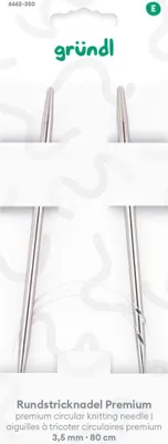 Produktbild von Gründl Rundstricknadel Premium Ø 3,5 mm x 80 cm