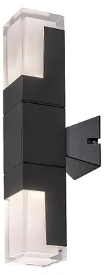 Produktbild von Rabalux 77127 Außenwandleuchten Darvas LED 12 Aluminium Kunststoff schwarz