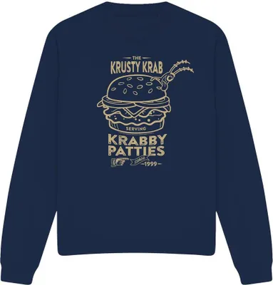 Obrázok produktu pre SpongeBob SquarePants - Mikina "The Krusty Krab Shock Mono" pre mužov/dámy Uni TV12665 (XXL) (Navy Blue)