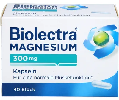 Produktbild von Biolectra Magnesium 300 mg Kapseln, 40 St. Kapseln