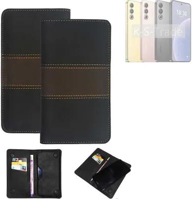Produktbild von K-S-Trade Hülle Handyhülle kompatibel mit Meizu 20 Schutzhülle Walletcase Bookstyle Tasche Schutz Case Handytasche Wallet Cover Kunstleder Snapcase