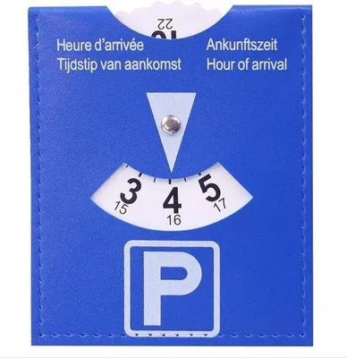Produktbild von Famanu Parkscheibe - Blauzone - kompakt