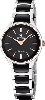 Immagine prodotto di Festina F20752/7 Orologio da donna in acciaio/Vetroceramica nero