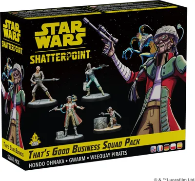 Zdjęcie produktu dla Star Wars Shatterpoint That's Good Business Squad - rozszerzenie do gry figurkowej - EN/FR/DE/PL/ES