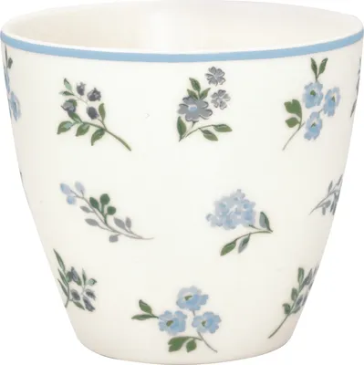 Produktbild von Greengate Latte Cup Becher Christina White (300ml)