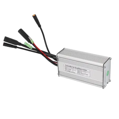 Image de contrôleur sans balais 36V/48V,Contrôleur sinusoïdal 36V/48V 25A,Contrôleur de moteur DC sans balais étanche,Contrôleur de vitesse de moteur DC 36V/48V 25A,Contrôleur sans balais pour vélo électrique,Kit de conversion de moteur pour vélo électrique