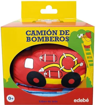 Produktbild von Feuerwehrwagen. Stoffbuch für Babys