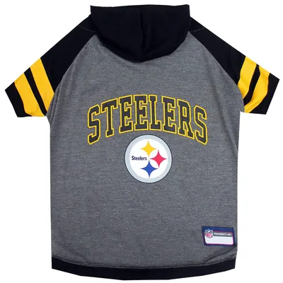 Image de T-shirt à capuche "Pets First" aux couleurs des Pittsburgh Steelers, taille S