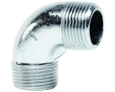 Obrázek produktu pro Koleno 90° pozink Gebo Platinum MM 1“