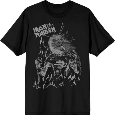 Productafbeelding van Iron Maiden - "Est. 1975 Life After Death" T-shirt voor heren/dames, uni model, RO13518 (XXL) (zwart)