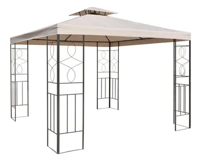 Produktbild von Premium Gartenpavillon Metall – 3 x 3 m