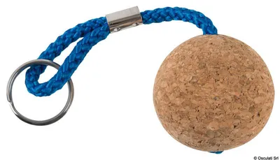 Obrázok produktu pre Plávajúce korkové krúžky na kľúče 35 mm guľa, 10 kusov
