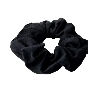 Zdjęcie produktu dla ANWEN Black Bawełna Hair Tie - Bawełniana gumka do włosów czarna