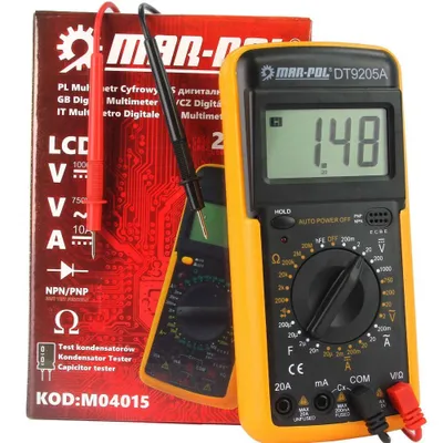 Obrázek produktu pro MAR-POL Digitální LCD multimetr M04015
