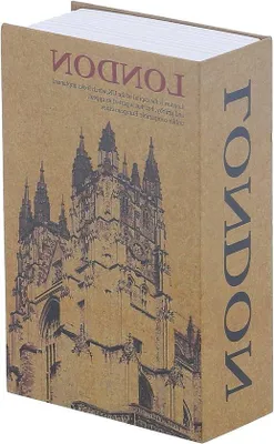 Productafbeelding van Boekenkluis - Geldopbergdoos - Waardevolle spullen n - Wachtwoordbeveiliging - 18x12x6 cm - Getextureerd papier
