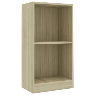 Produktbild von vidaXL Bücherregal Sonoma-Eiche 40x24x75 cm Holzwerkstoff