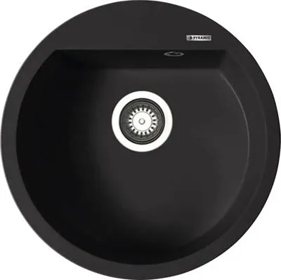 Obrázok produktu pre Granitový drez Pyramis ALAZIA 510 510 mm čierna 070229501