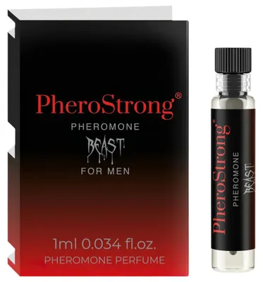 Produktbild von PHEROSTRONG SAMPLE Beast Pheromone Parfüm für Männer 1ml