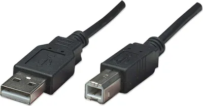 Produktbild von MANHATTAN USB 2.0 Anschlußkabel 0,5m A-Stecker/B-Stecker