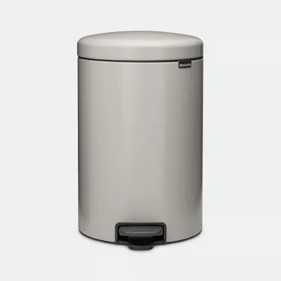 Image de Poubelle à pédale Brabantia NewIcon 20 l, gris clair