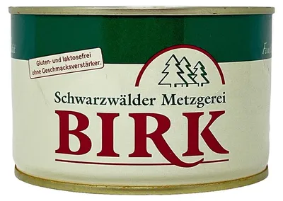 Produktbild von Schwarzwälder Metzgerei Birk Dosenwurst Feine Leberwurst aus eigener Herstellung