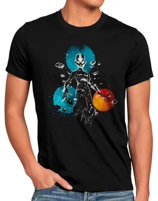 Produktbild von A.N.T. Airbender Galaxy Herren T-Shirt avatar anime japan manga last