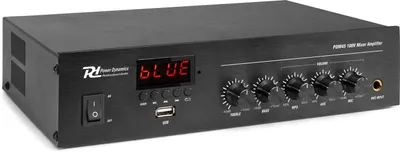 Produktbild von Power Dynamics PDM45 100V Mixer-Verstärker mit BT und Mediaplayer 45W