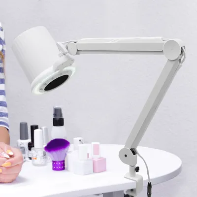 Image de Aspirateur de poussière d'ongles, machine à ramasser la poussière d'ongles, lumière Led Manucure Pédicure Nagelstud