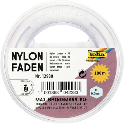 Produktbild von Folia 12930, Handnähen, Nylon, 0,3 mm