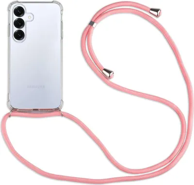 Produktbild von Handykette für Samsung S25+ Handyhülle mit Band Hülle Galaxy S25+ in Rosa