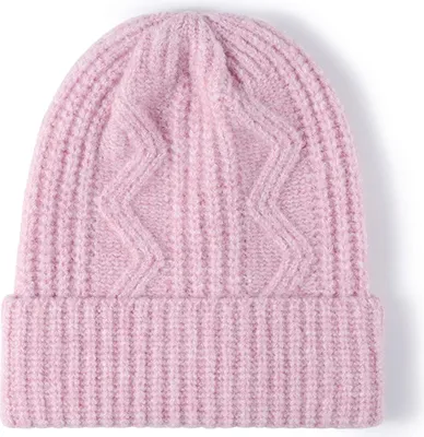 Produktbild von Wintermützen für Herren – warme Strumpfmützen für Damen, Strickmützen mit Futter, Beanie für Damen, Totenkopfmütze für kaltes Wetter